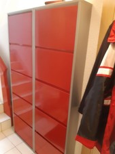 schuhschrank metall kipper Rot