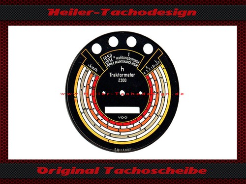 Tachoscheibe für traktormeter - tachoscheibe,