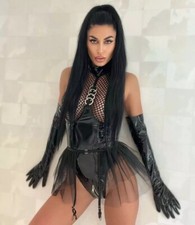 Sexy Netz Latex Body Damen