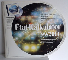 Etat-Kalkulator für Marketing- und Kommunikationspraxis Grafiker Designer