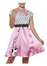 Damen Kostüm "Rockabilly" 50er Jahre Rock 'n' Roll - Gr. S - Karneval Mottoparty