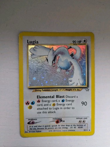 Pokemon lugia 111 neo - pokemon, 9/111