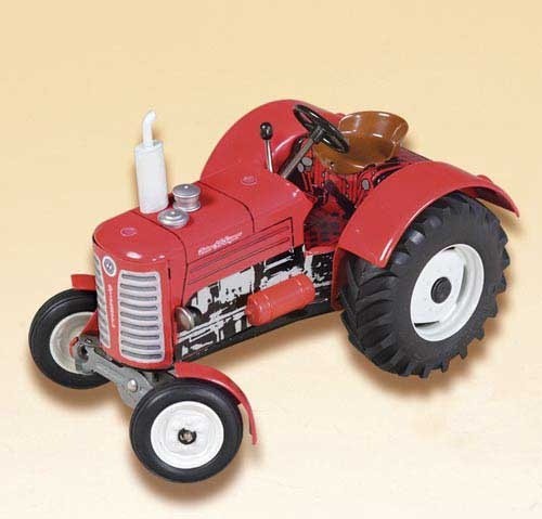 Zetor traktor rot mit - 50, (rot