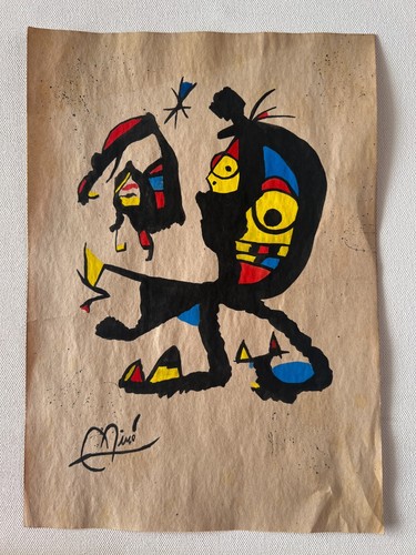 Joan miro zeichnung - (handmade),