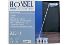 Honsel  LED Tischleuchte, Schreibtischleuchte chrom 5 Watt neu in OVP