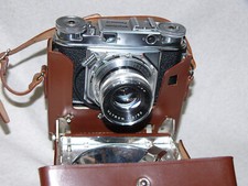 Voigtländer PROMINENT Typ 128/91 3. Modell mit Blitztasche Neuwertig