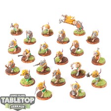 Skaven - 20 Clanrats klassisch - bemalt