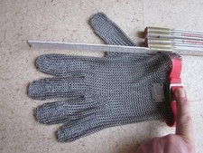 Stechschutzhandschuh Euroflex M, Kettenhandschuh,  Schnittschutzhandschuh