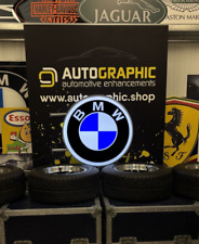BMW Kreis beleuchtet Plug In Garage Schild hochwertig beleuchtet Wandbild