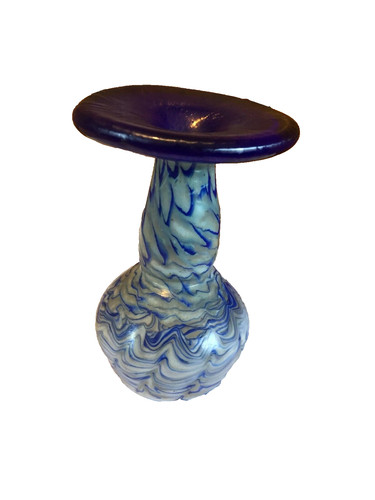 Eisch vase blau weiß grün - eisch,