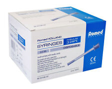 Romed Insulinspritzen U-50, steril, 50 I.E. / 0,5 ml, 29 G x 1/2 (0,33 x 13 mm)
