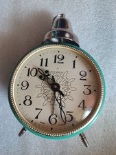 Jantar Wecker 4Jewels  mit Glocke  Mechanisch Vintage Made in USSR