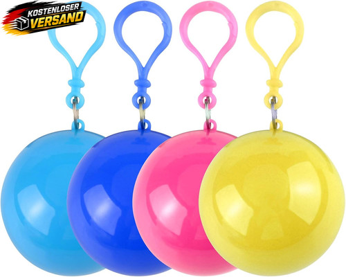 4er set regenponchos - set,