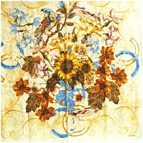 Chanel seidentuch sonnenblume - chanel,