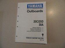 Werkstatthandbuch Yamaha Außenborder 20 C 25 D 30 A PS Ausgabe 06.1992