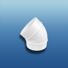 Kunststoff 45° Grad Bogen