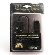 Bilora 433 MHz Funk-Fernauslöser 16 Kanäle bis zu 100m für Nikon N1