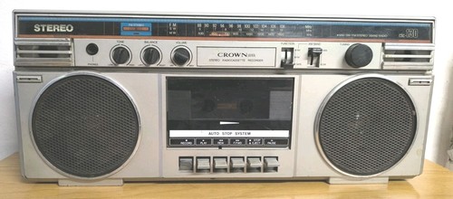 Boombox crown japan csc 130 - crown,