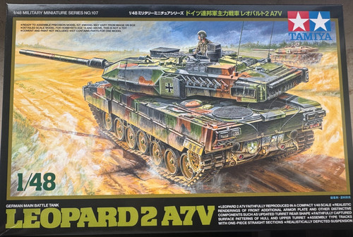 Tamiya leopard 2a7v 48 - leopard, 1:48