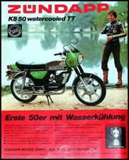 Zündapp KS 50 WC TT, originale Werbung aus 1977