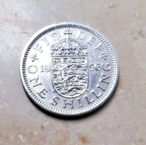 One shilling 1956 - gb,