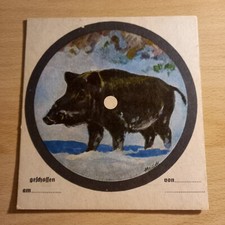 Alte Schießscheibe Wehrmacht Zielscheibe Jagd Luftgewehr Jäger 