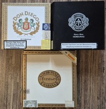 Zigarrenkisten Konvolut 3 leere Kisten ohne Zigarren **für Liebhaber**