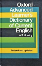 The Oxford Advanced Learner's Dictionary of Current English
