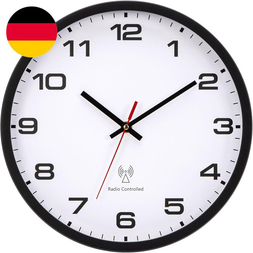 Funkuhr wanduhr modern - funkuhr, groß