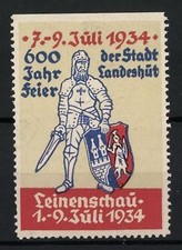Reklamemarke Landeshut, 600