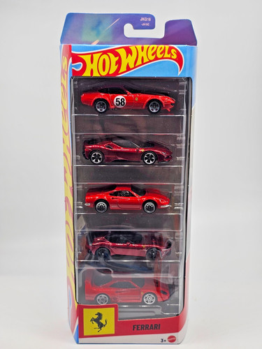 Hot wheels ferrari 5er set - hot,