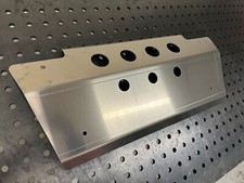 Alu Lenksumpfschutzblech blank