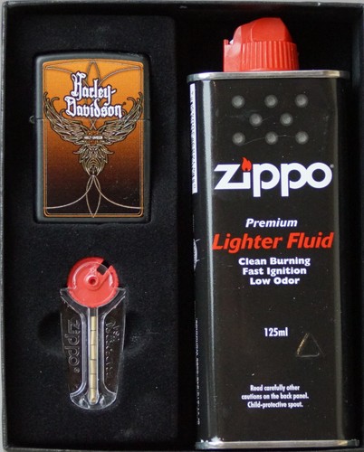 Zippo geschenkset mit harley - zippo,