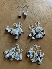 40 Stück Haken mit Klammern Aufhängung Aufbewahrung Kleiderschrank und mehr