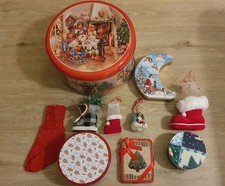 Weihnachts-Geschenkdosen Nikolausstiefel Plätzchendosen 10 Teile