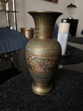 Indische Messing-Kupfervase