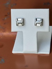 Ohrstecker Quadrat H Edelstahl Magnetschmuck Magnet Ohrschmuck Ohrringe Energeti