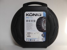 König CL-10 103 Schneeketten BMW 5er G30 G31 F10 F11 X1 3er Thule