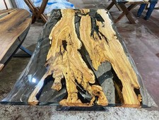 Olivenholz Klar Epoxid River