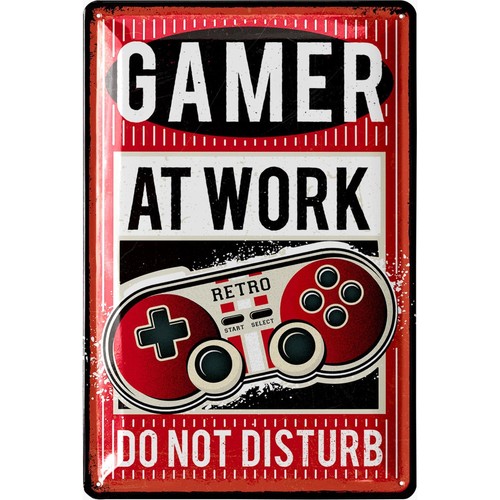 Lanolu blechschild retro gamer - lanolu,