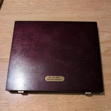 Braune Münz-Präsentationsbox