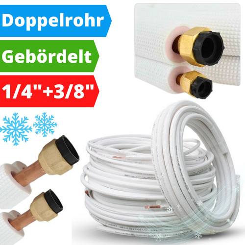 Kältemittelleitung 3 8 - kältemittelleitung, 1/4"+3/8"