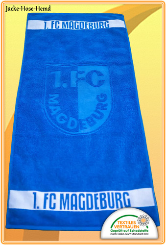 Magdeburg handtuch blau - magdeburg,