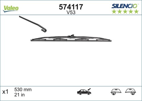 Valeo wischblatt vorne hinten - valeo,