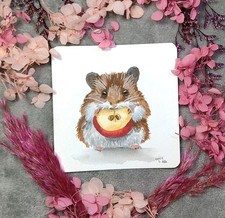 Aquarell Hamster Kunstwerk