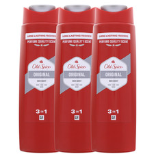 3 x Old Spice Original 3in1 Duschgel Haar Gesicht&K�rper je 250ml lange Frische