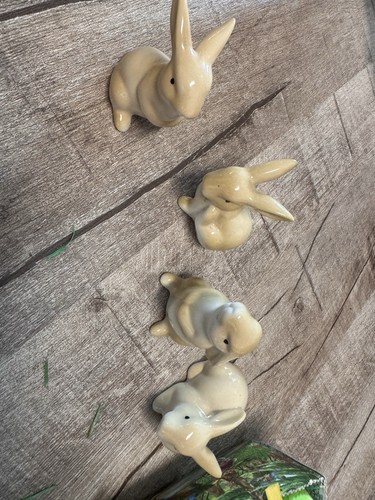 Porzellan hase osterdeko - porzellan,