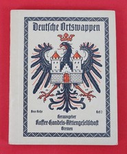 Deutsche Ortswappen HAG Neue Reihe Heft 2 komplett im Schuber, Wappenbilder