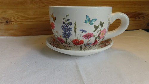 Pflanz tasse keramik - pflanz-tasse,