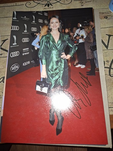 Autogramm foto stephanie - autogramm,